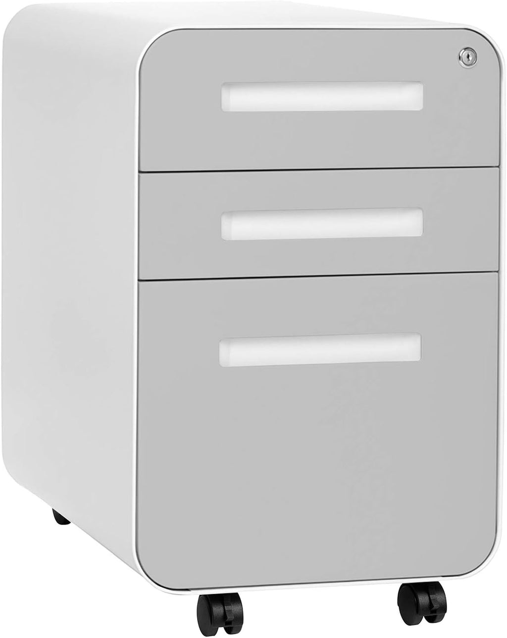 White 3-Drawer File Cabinet T52445