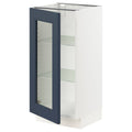 White Glass Door Base Cabinet J2177