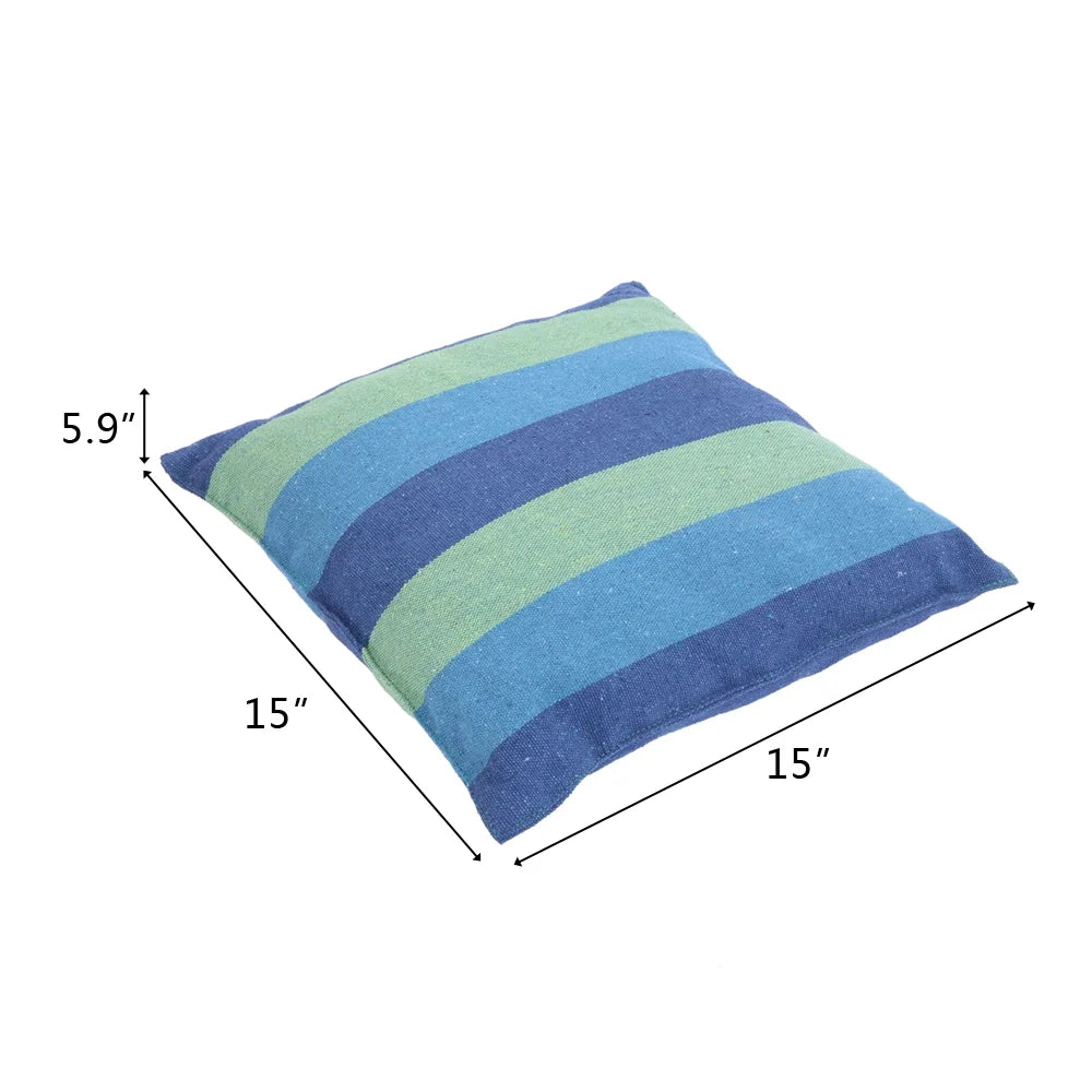 Portable Hammock Chair Porch Swing Camping Blue Strip G427994