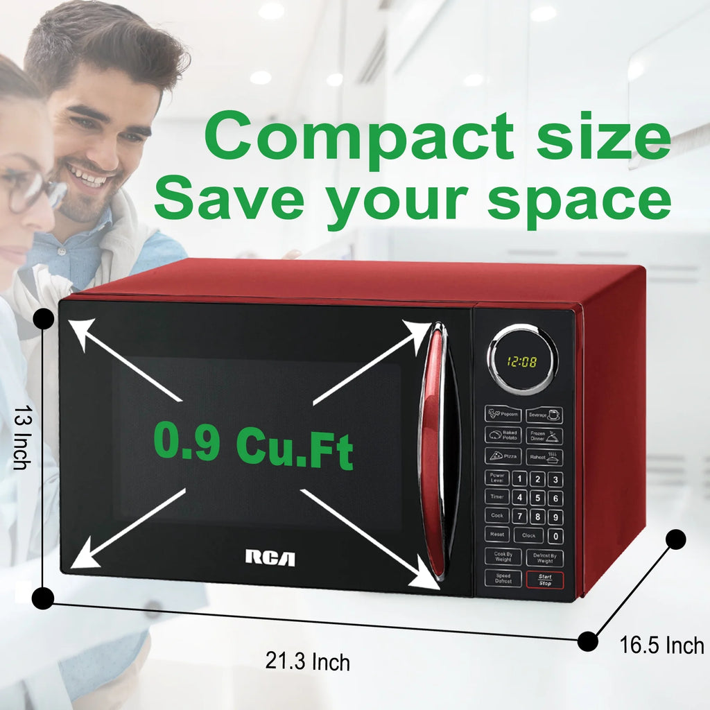 Red 0.9 cu ft Microwave R31783