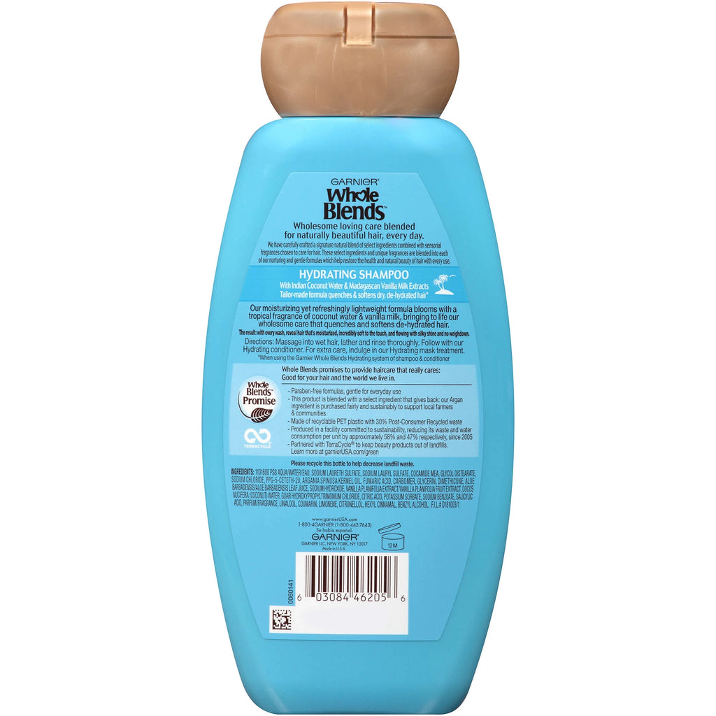 12.5 FL OZ Shampoo with Coconut Water & Vanilla Milk Extracts O6119
