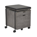 Grey Ash 2-Drawer File Cabinet B818665