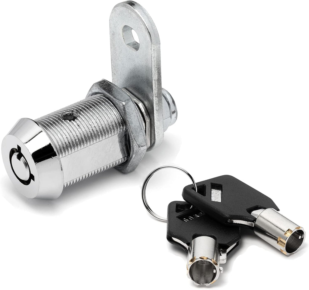 Chrome Tubular Cam Lock (Pack of 5, 5/8 Inch 90°) G99533