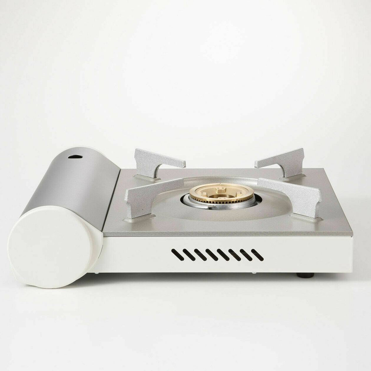 Portable Gas Stove Aluminum Die-Cast White O916