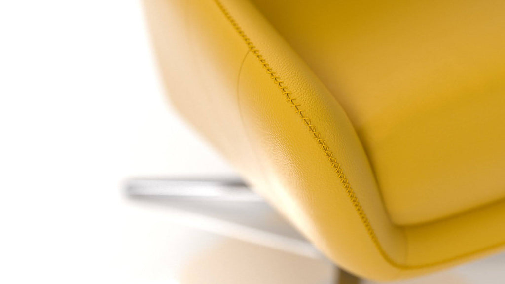 Accent Chair Light Gray Eco Leather V313548