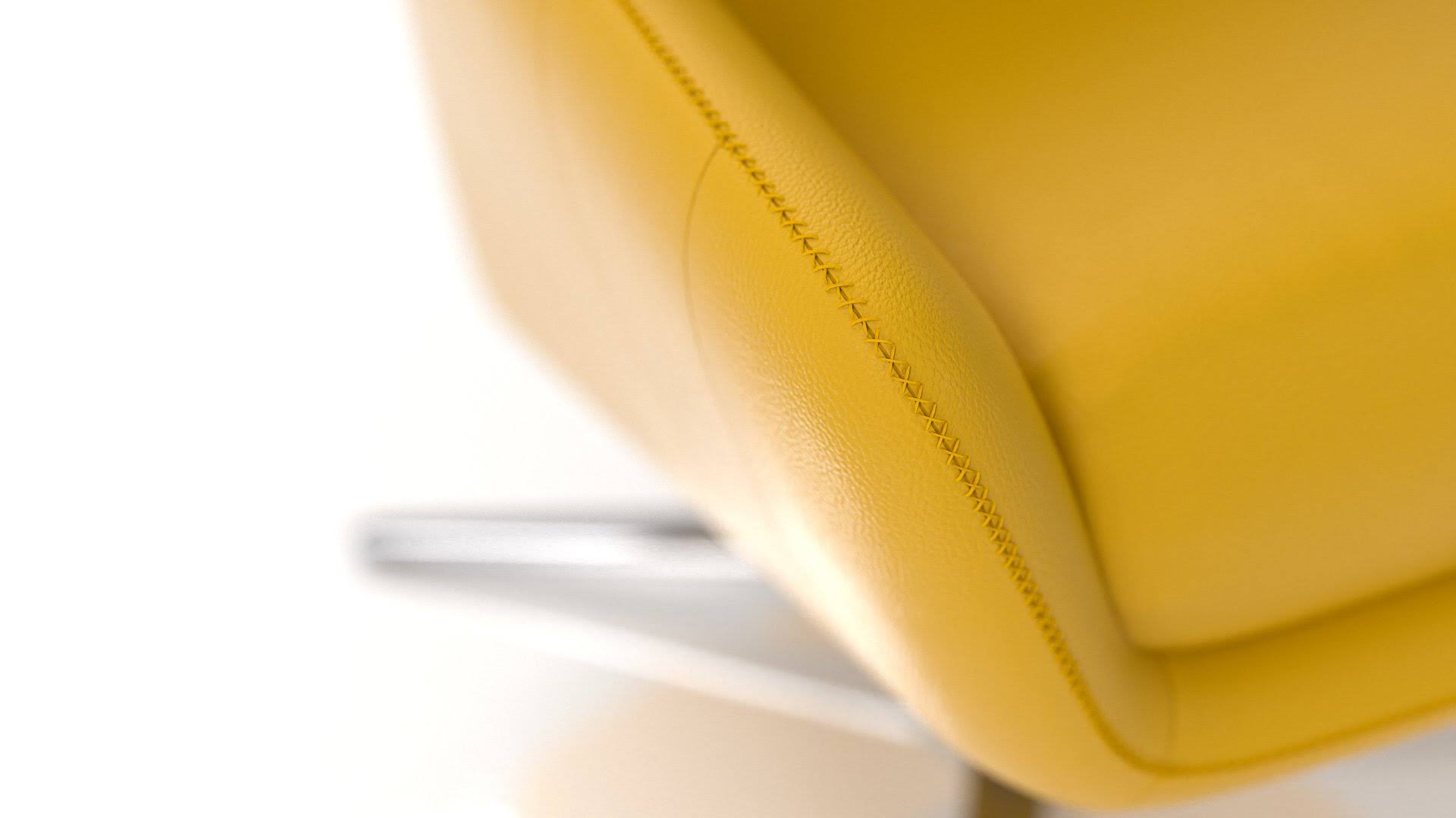 Accent Chair Light Gray Eco Leather V313548