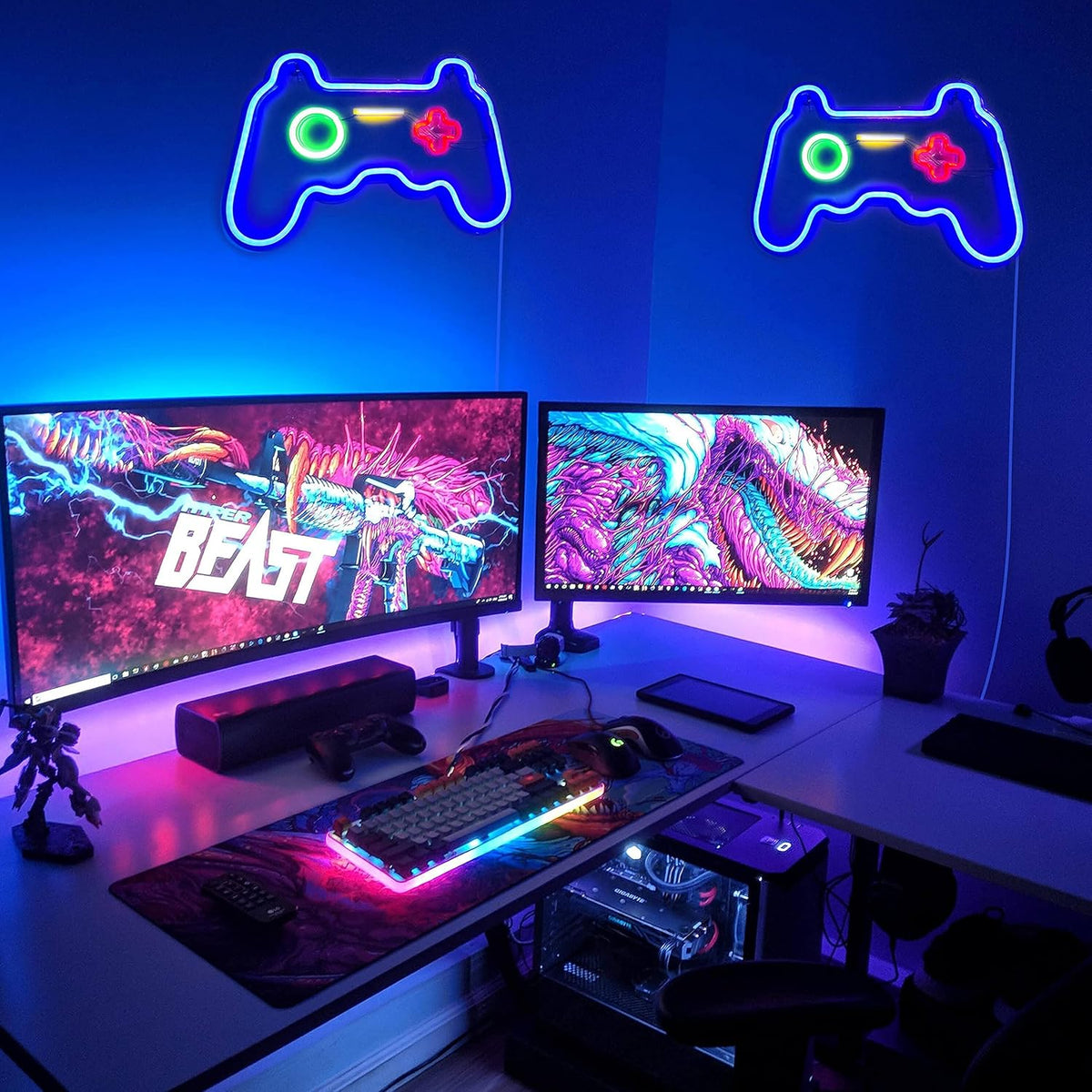 Neon Sign Light LED Gaming Lights for Wall Decor Q206993