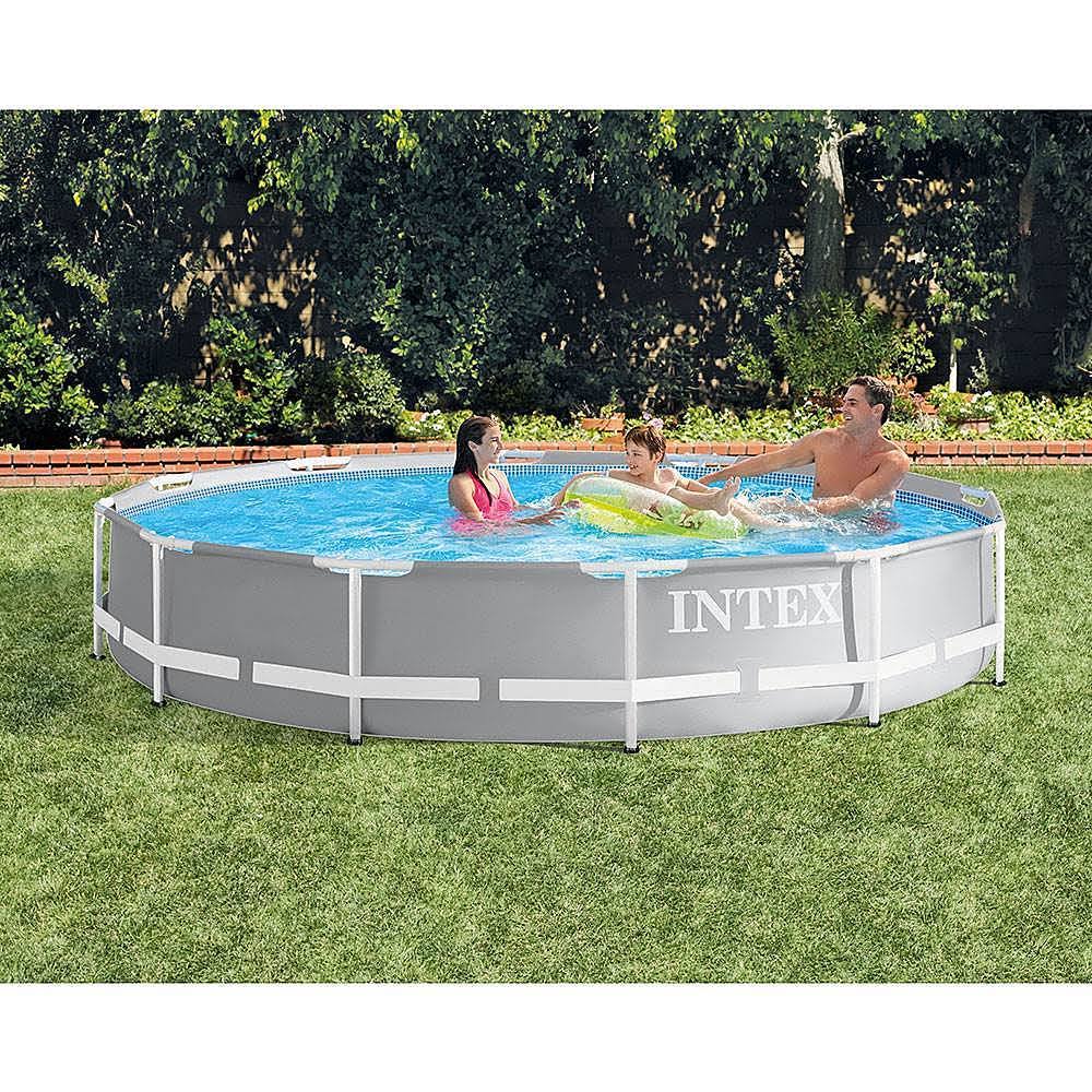 12 Feet x 30 Inches Prism Steel Frame Above Ground Swimming Pool M998