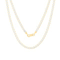 10k Yellow Gold 2.5mm Solid Mariner Anchor Link Chain Necklace 16" - 26" A274382