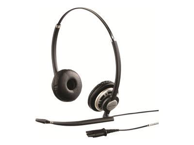 Binaural Head-band Black Headset K123