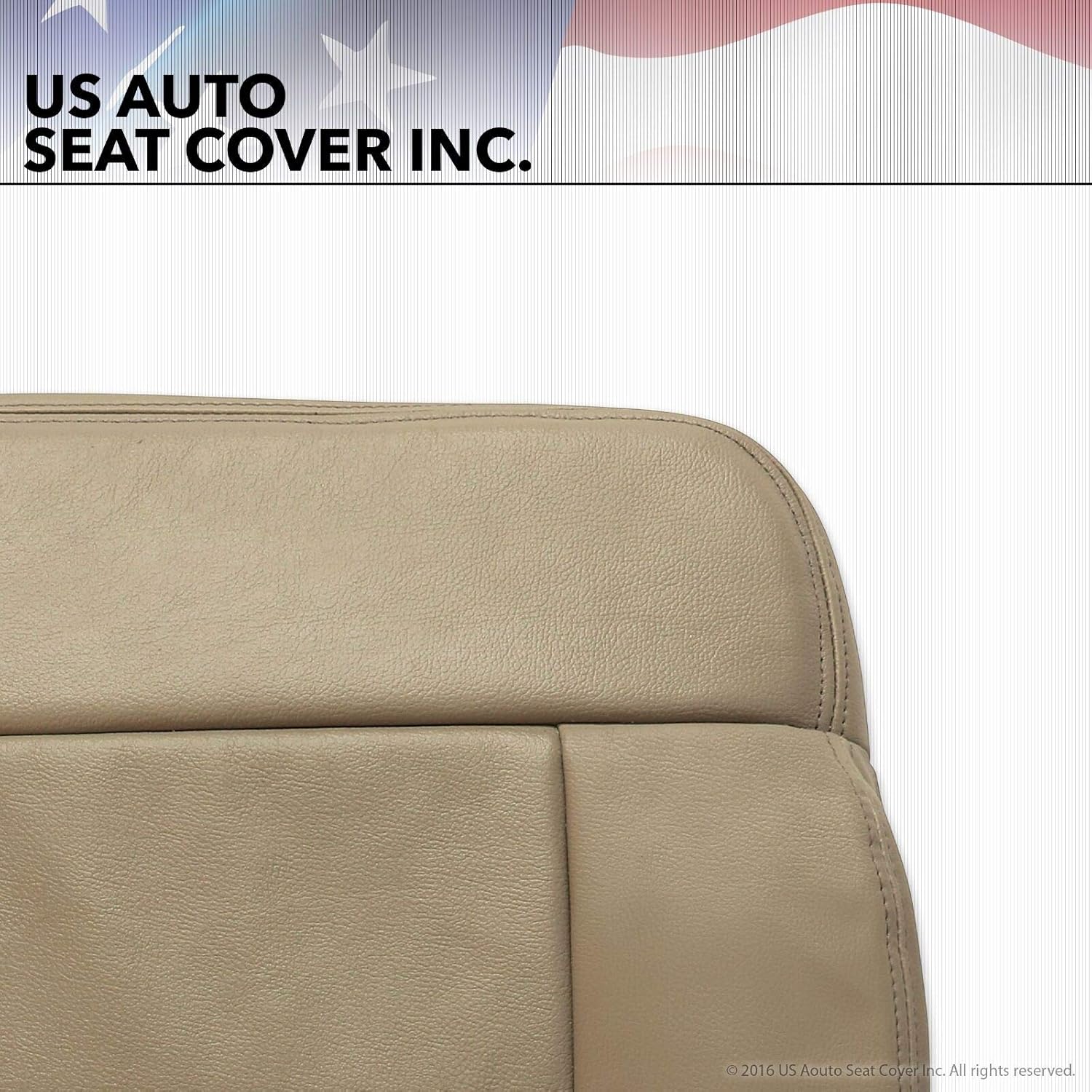 Tan Leather Seat Cover for Ford F150 SuperCrew H481