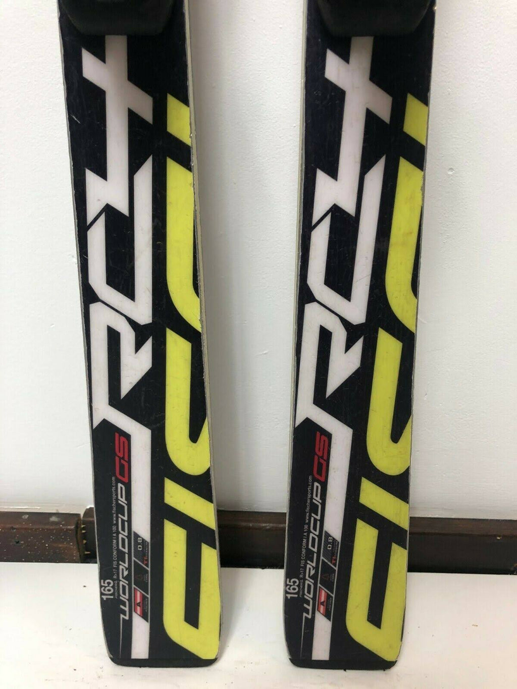 Fischer RC4 World Cup GS 165 cm Ski with Fischer 11 Bindings N338397