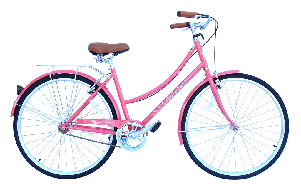 Lavender 700C City Bike with Back Rack Y451613