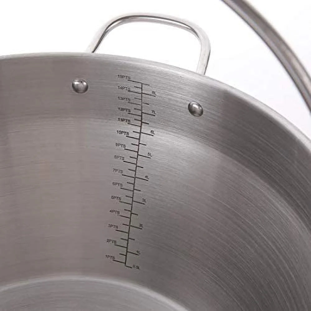 Large Maslin Pan with Stainless Steel Funnel I87378