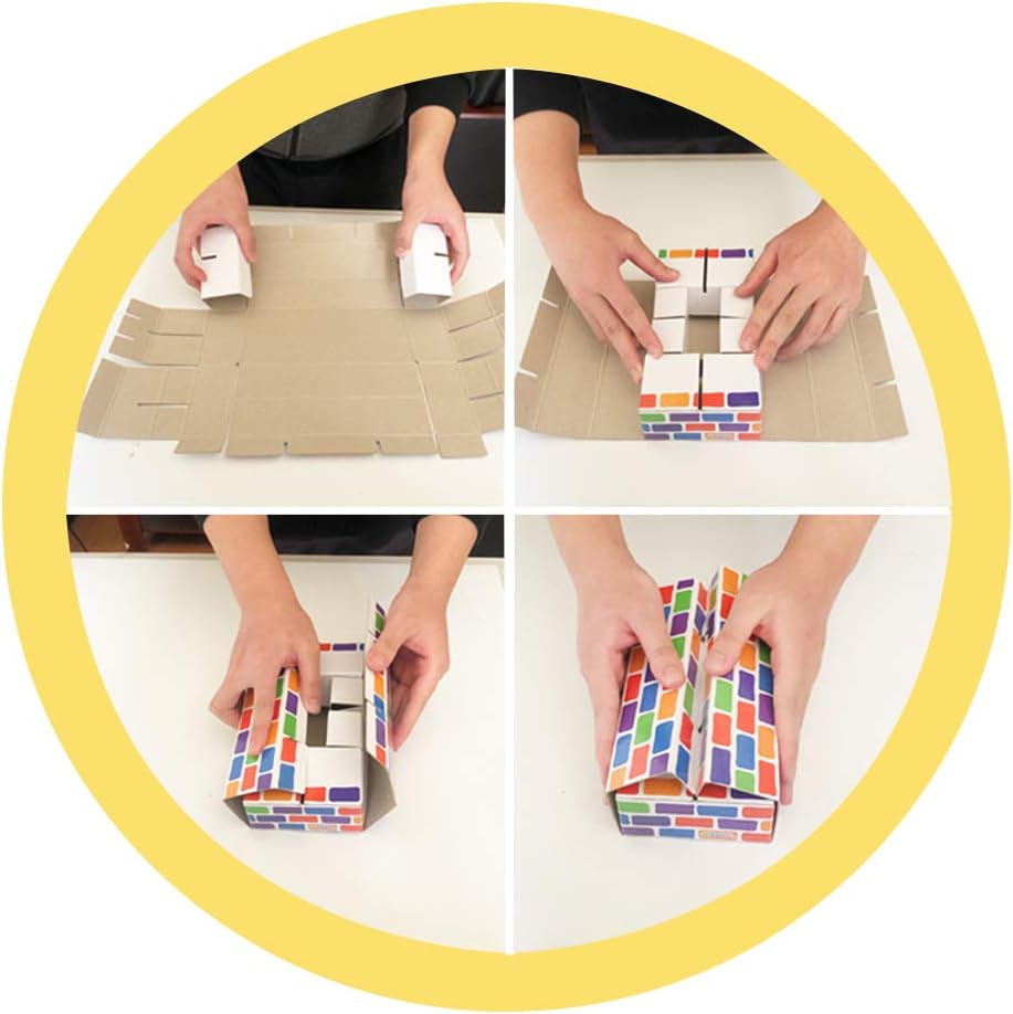 Jumbo Cardboard Building Blocks 42-Pack X1250