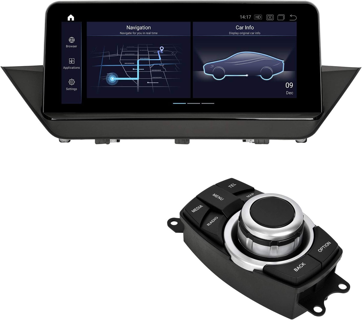 10.25 inch IPS Touch Screen CarPlay Android auto for BMW X1 E84 K811