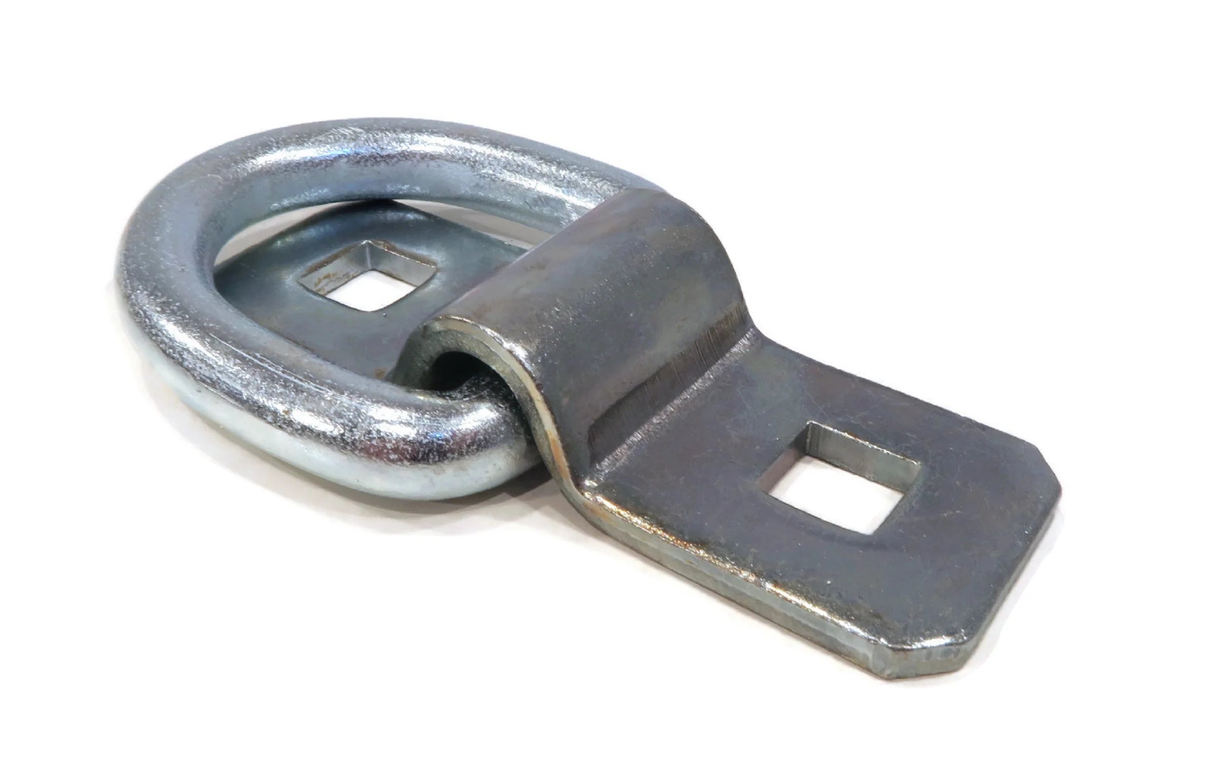 3/8" Steel D-Ring Rope Tie Downs For Trailer Flatbed Truck Anchor Cargo W698070