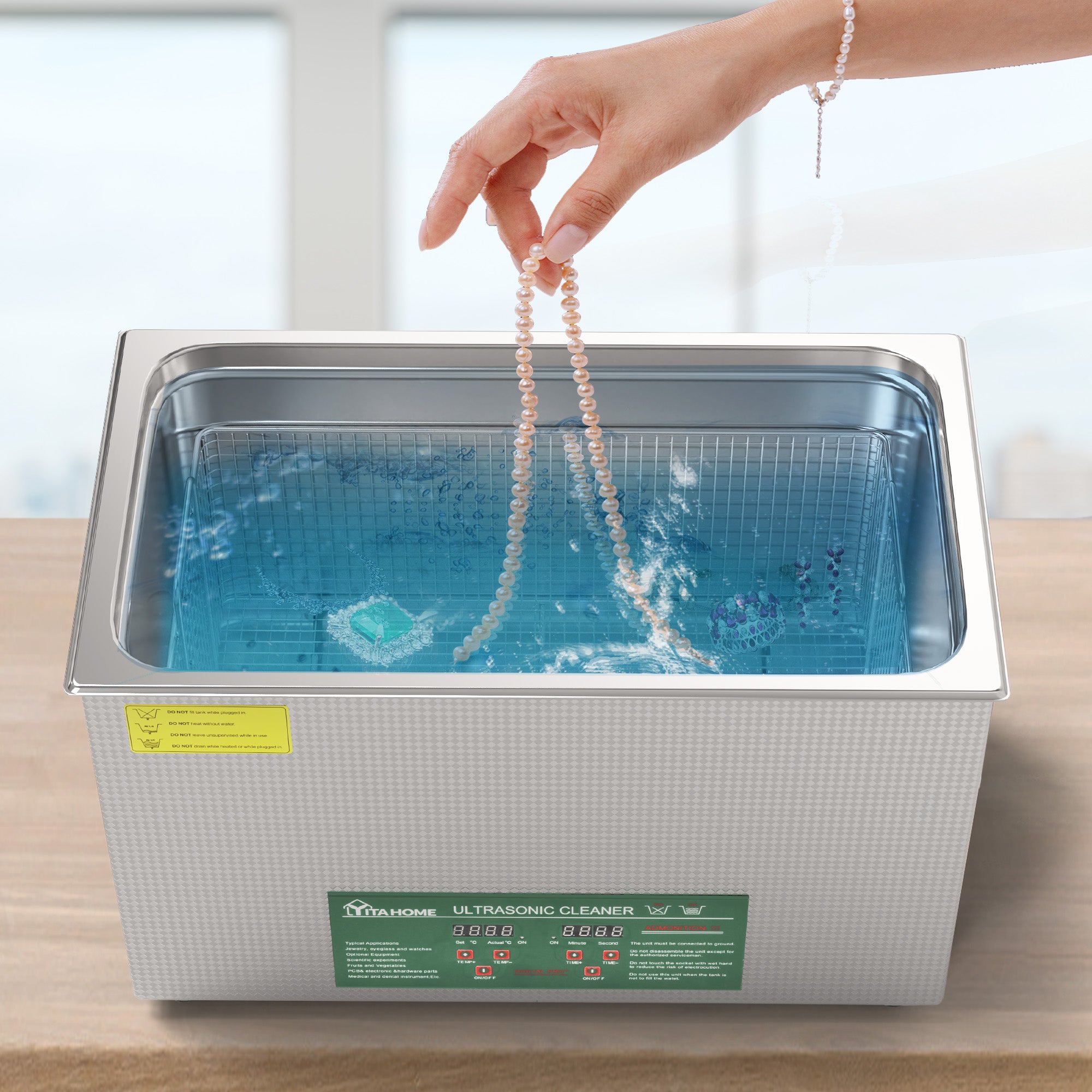 Ultrasonic Cleaner 6L with Heater and Timer S826938