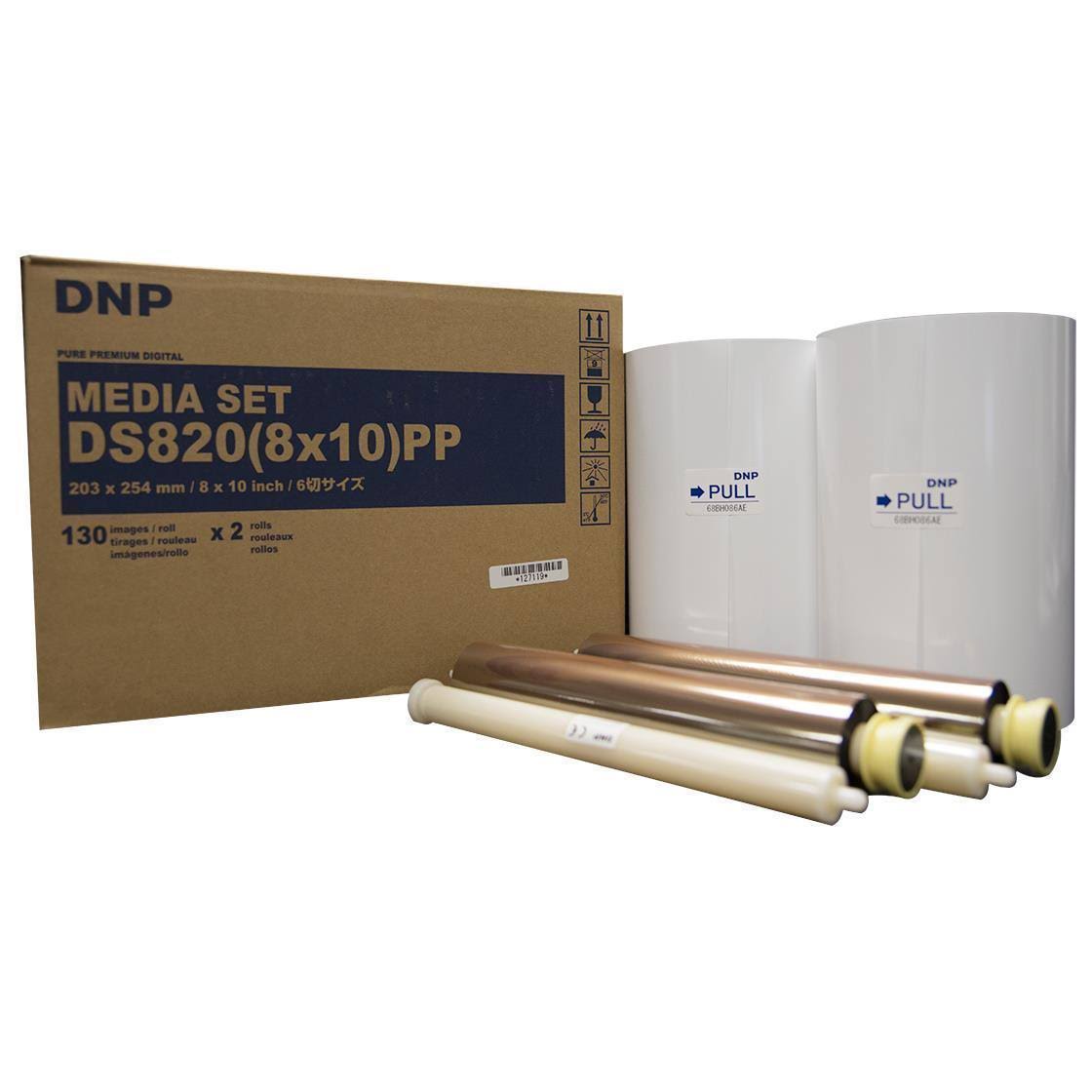 8x10x22 Premium Media for DS820A Printer, 2 Rolls per Case X318