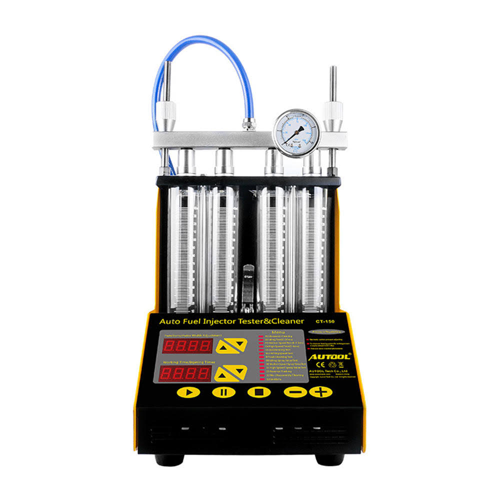 4 Cylinder Fuel Injector Tester Ultrasonic Cleaning Cleaner M7746