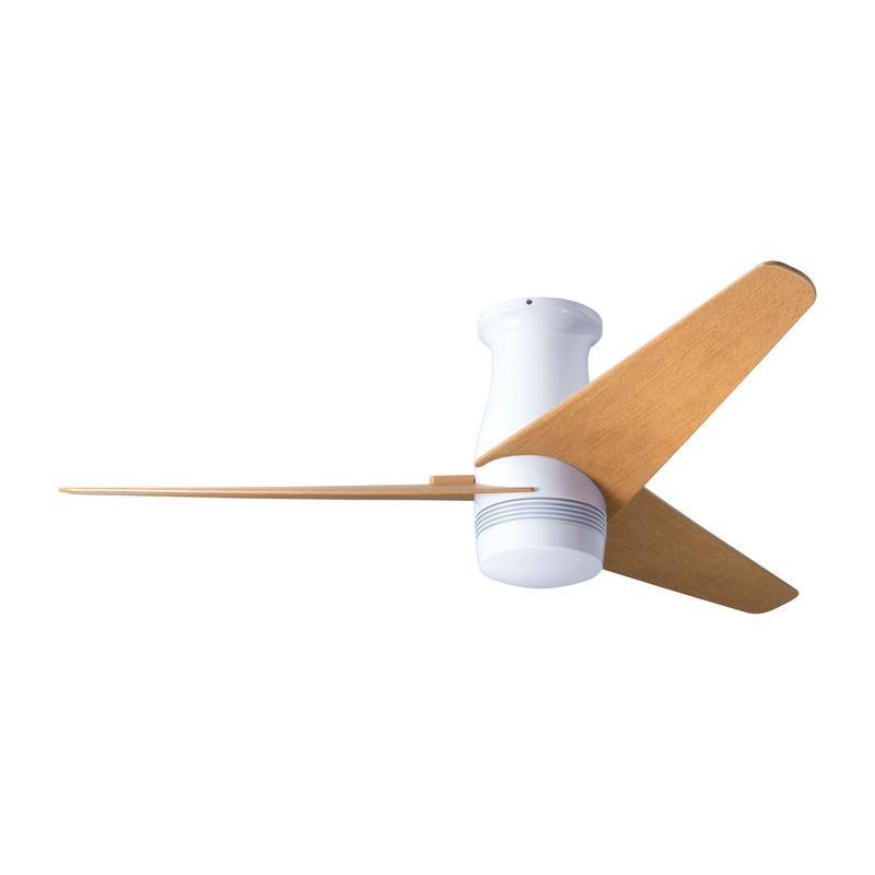 White/Brown Flush Mount DC Ceiling Fan Y516