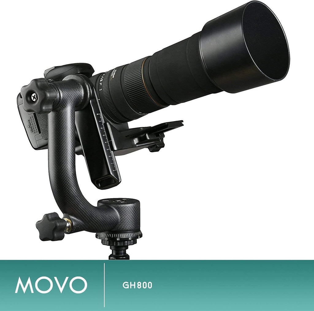 Carbon Fiber Gimbal Tripod Head with Arca-Swiss Quick-Release Plates B4780
