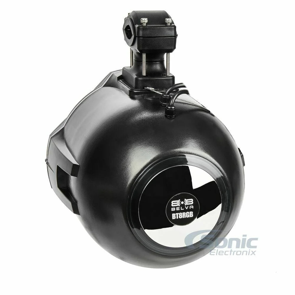 600W 8" 4-Ohms Marine Tower Speakers with RGB Lights and Remote O413