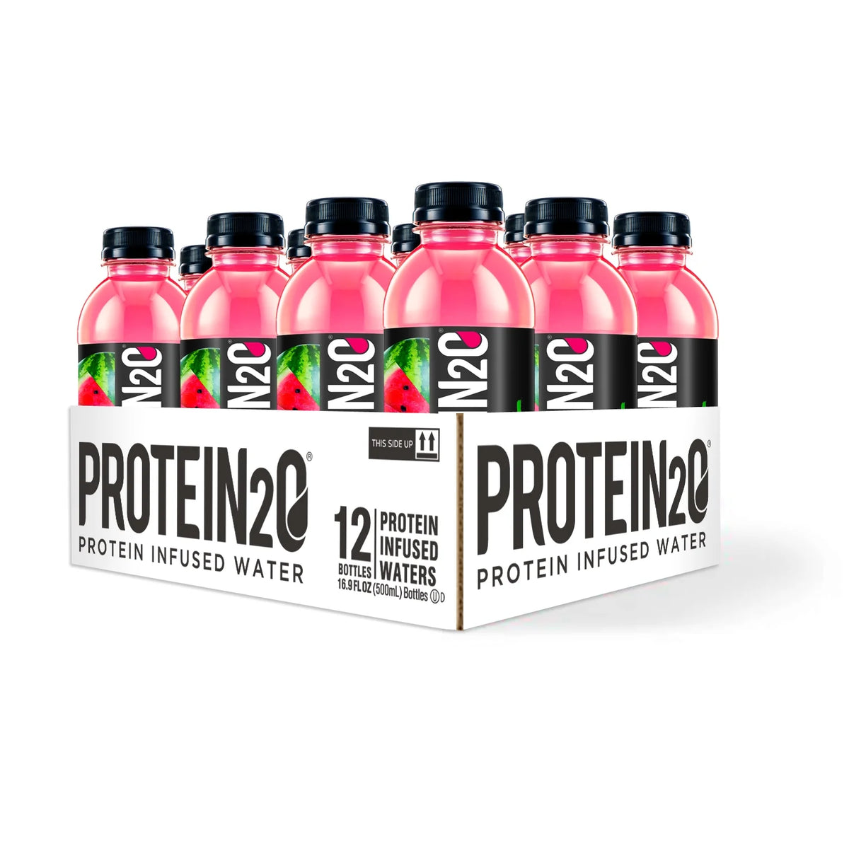 Strawberry Watermelon 20g Whey Protein Infused Water, 16.9 fl oz (12-Pack) Y626