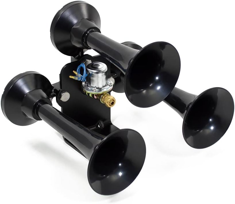 2 Gallon Air Horn Kit with 3 Trumpets F4008
