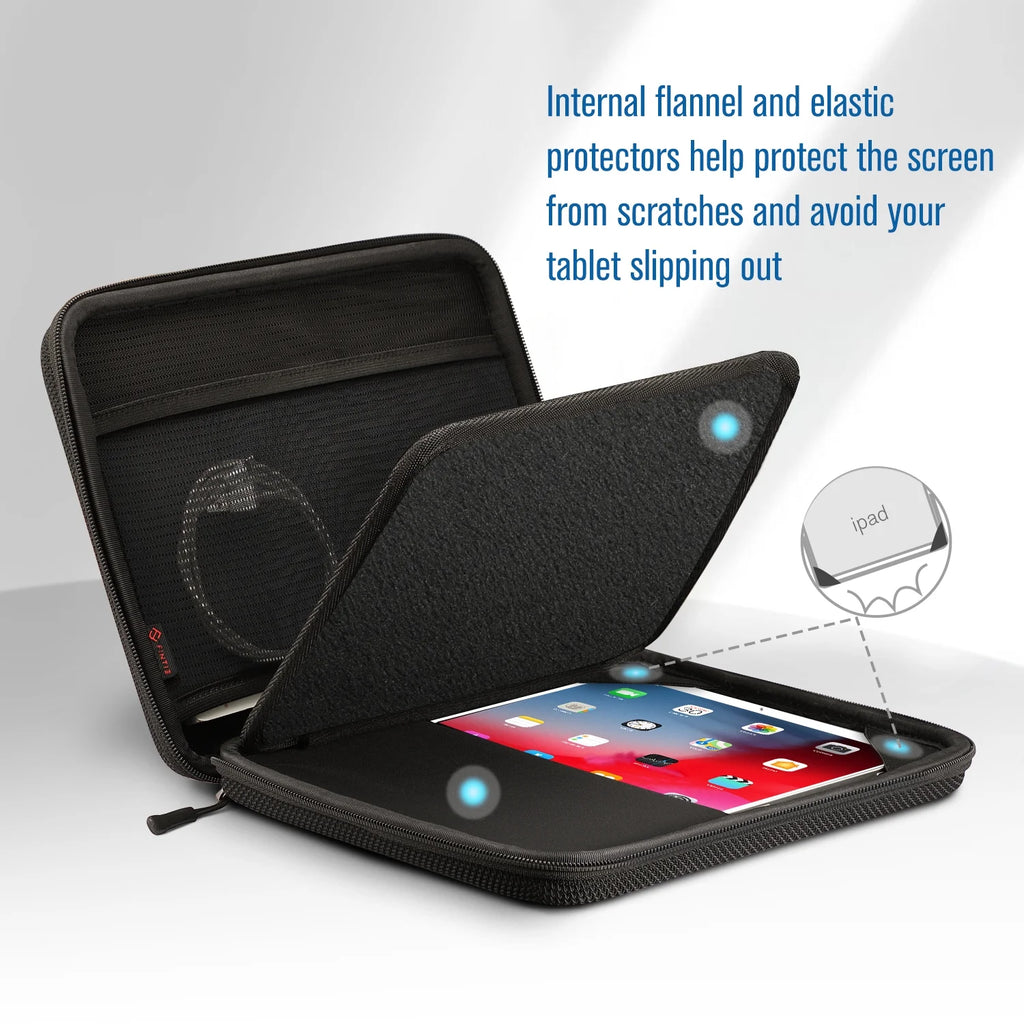 Black 11-inch Tablet Carrying Sleeve with Accessory Pocket K709097