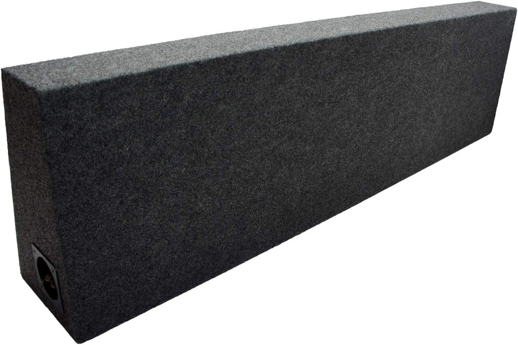 Dual 12 Subwoofer Truck Sub Box Enclosure 5/8 MDF Gray W6192