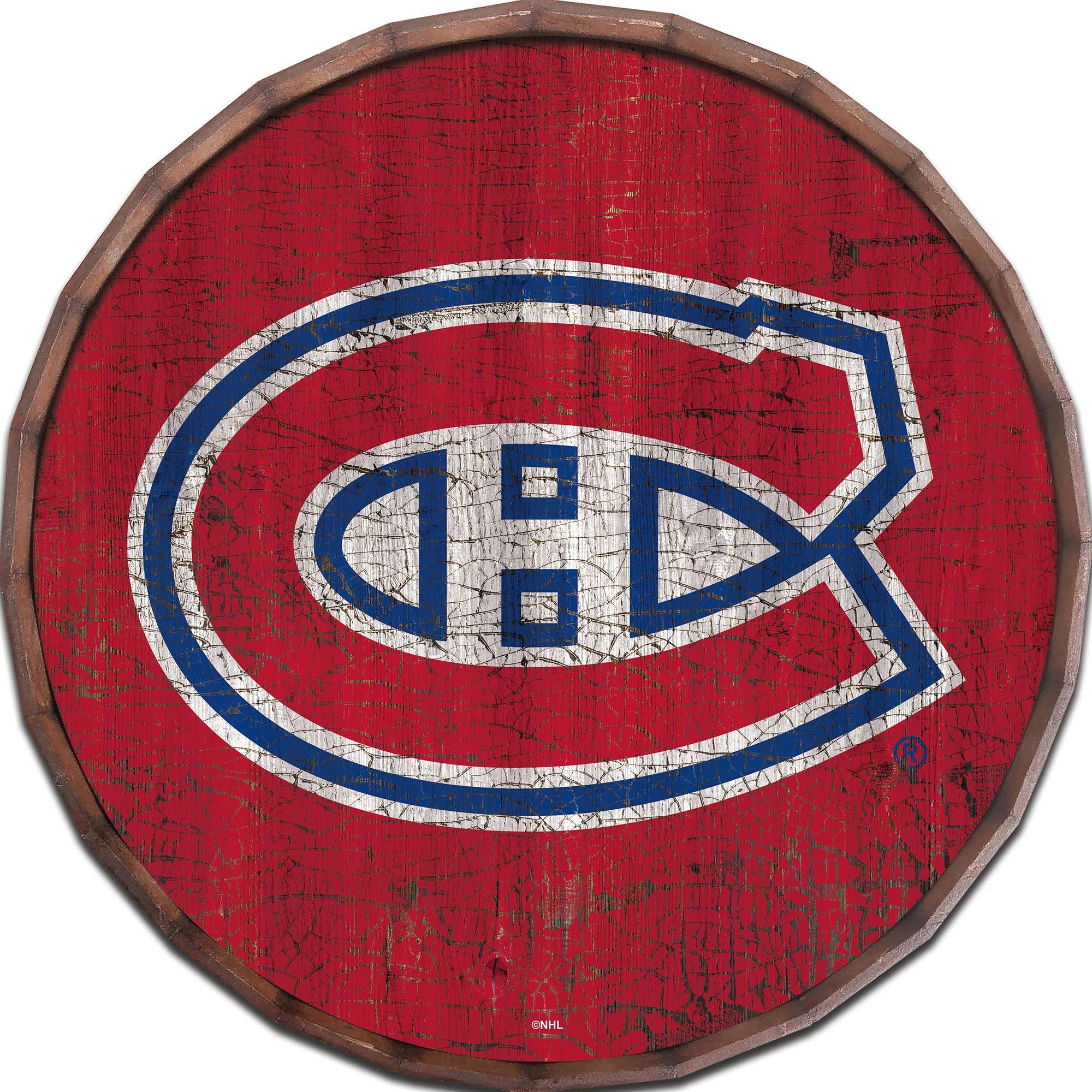 Cracked Color Barrel Top Sign N60116