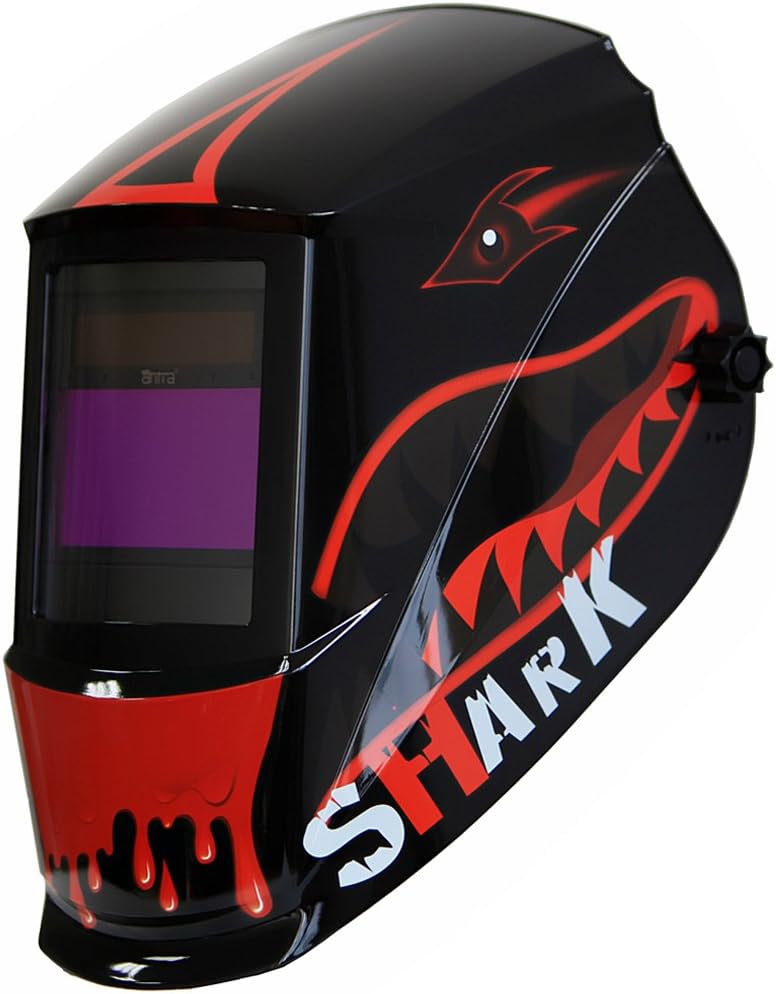 Auto Darkening Welding Helmet, Wide Shade Range 4/5-13, 6+1 Extra Lens Covers Pack of 2 K943
