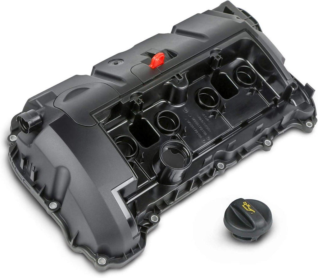 Engine Valve Cover with Gasket & Cap Compatible with Mini Cooper 1.6L DOHC Z959268