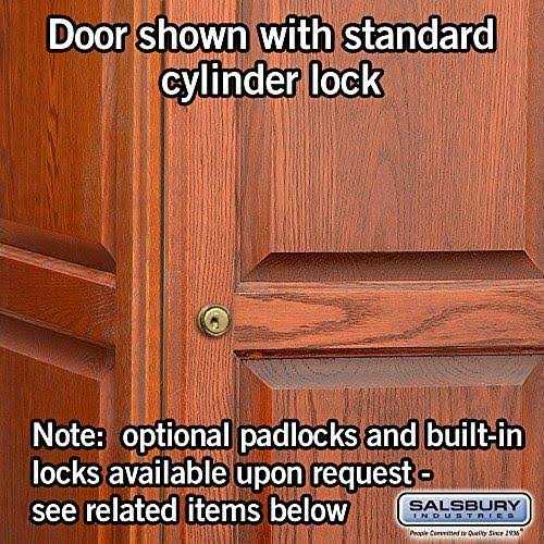 Solid Oak Executive Wood Locker Single Tier M15238