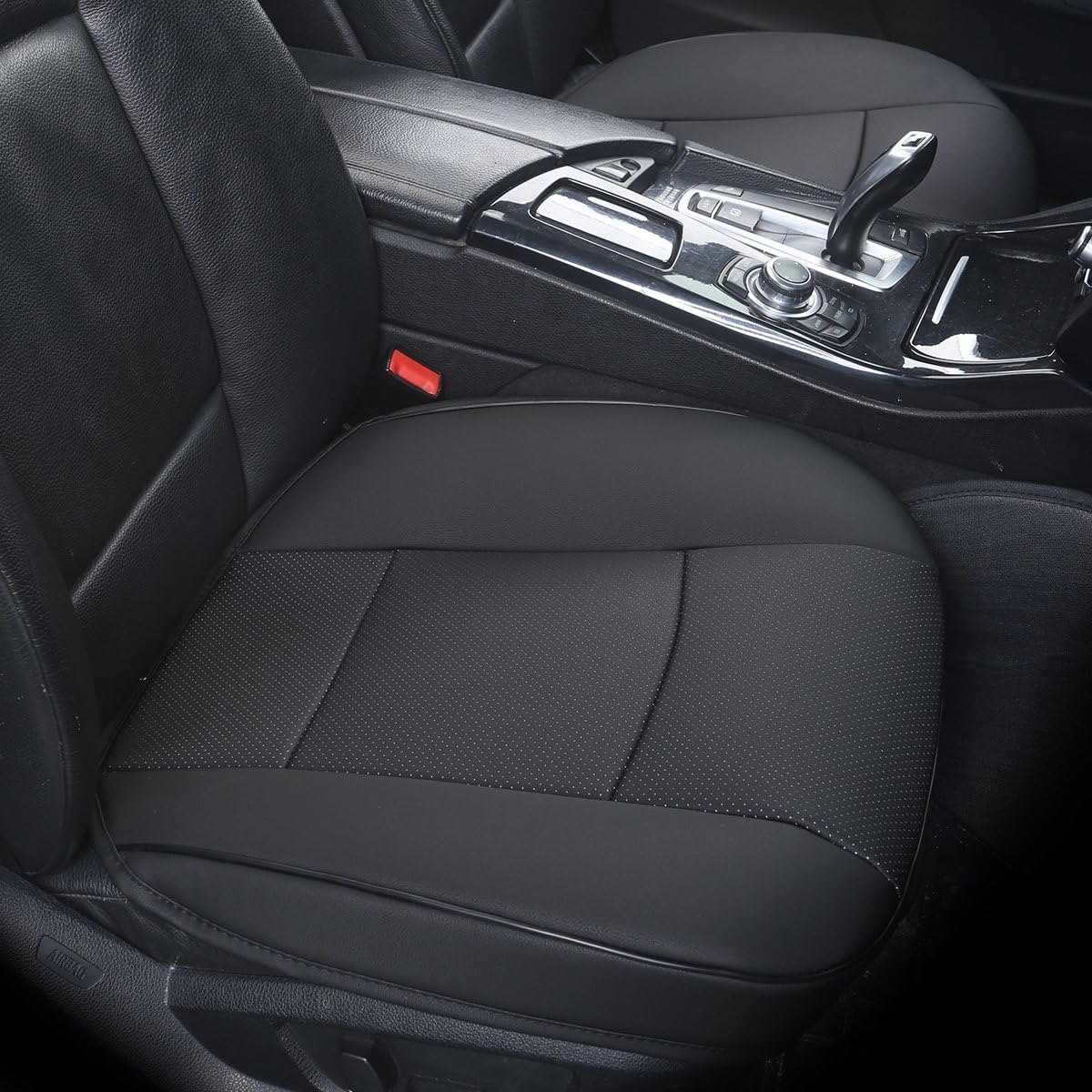 Beige-Tan PU Leather Car Seat Cover Bottom, 1pcs B29485