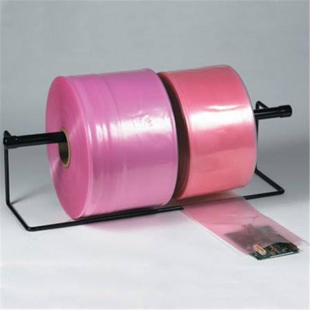Anti-Static Poly Tubing 2 Mil Pink Roll B5711