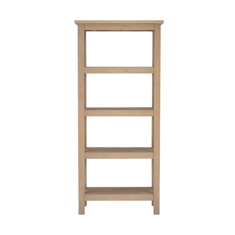 Driftwood Brown Pine Wood Bookcase V41678
