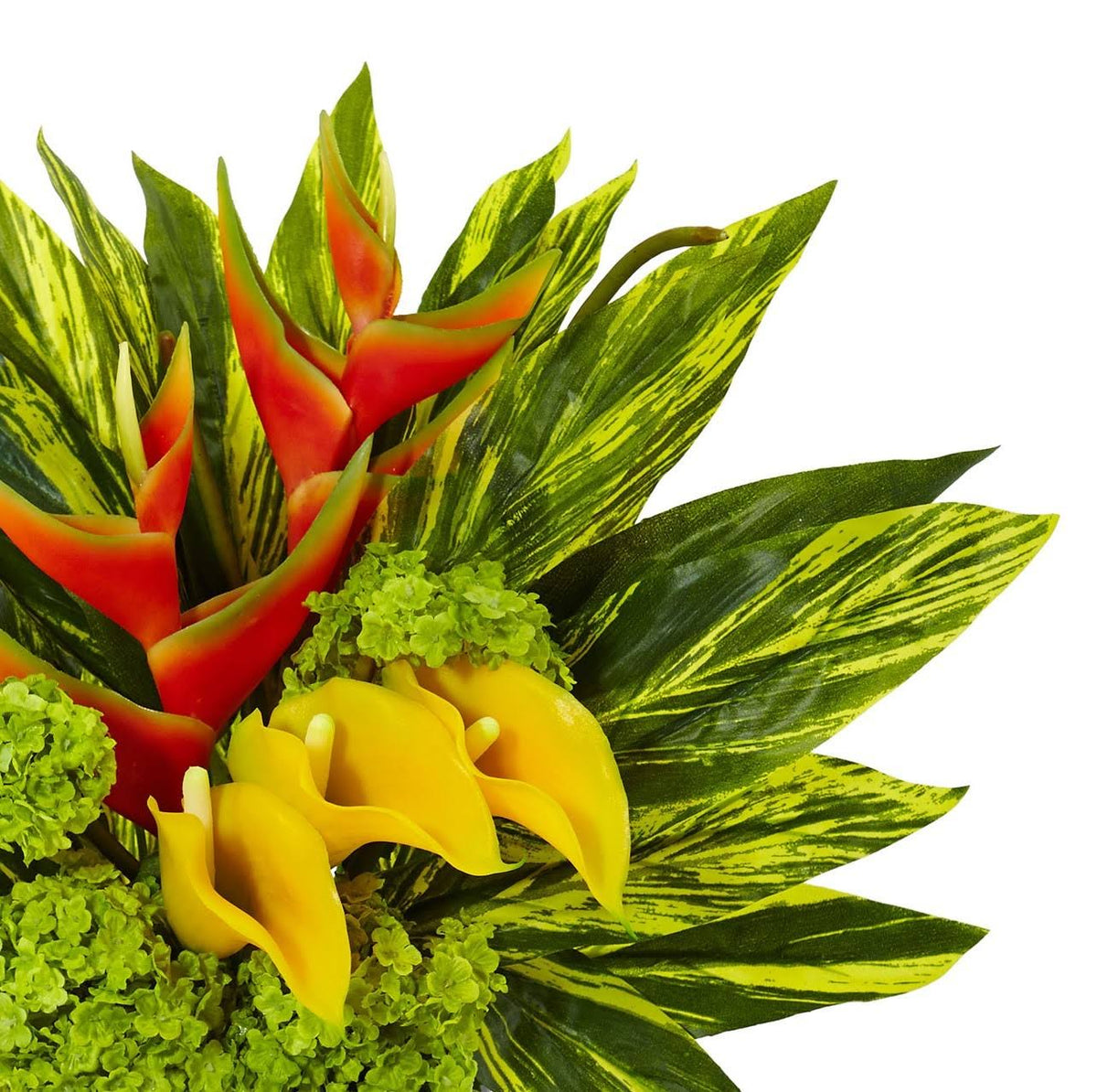 Silk Heliconia and Calla Arrangement W826