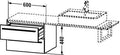 Low Cabinet 2 Drawer W68563