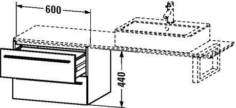 Low Cabinet 2 Drawer W68563