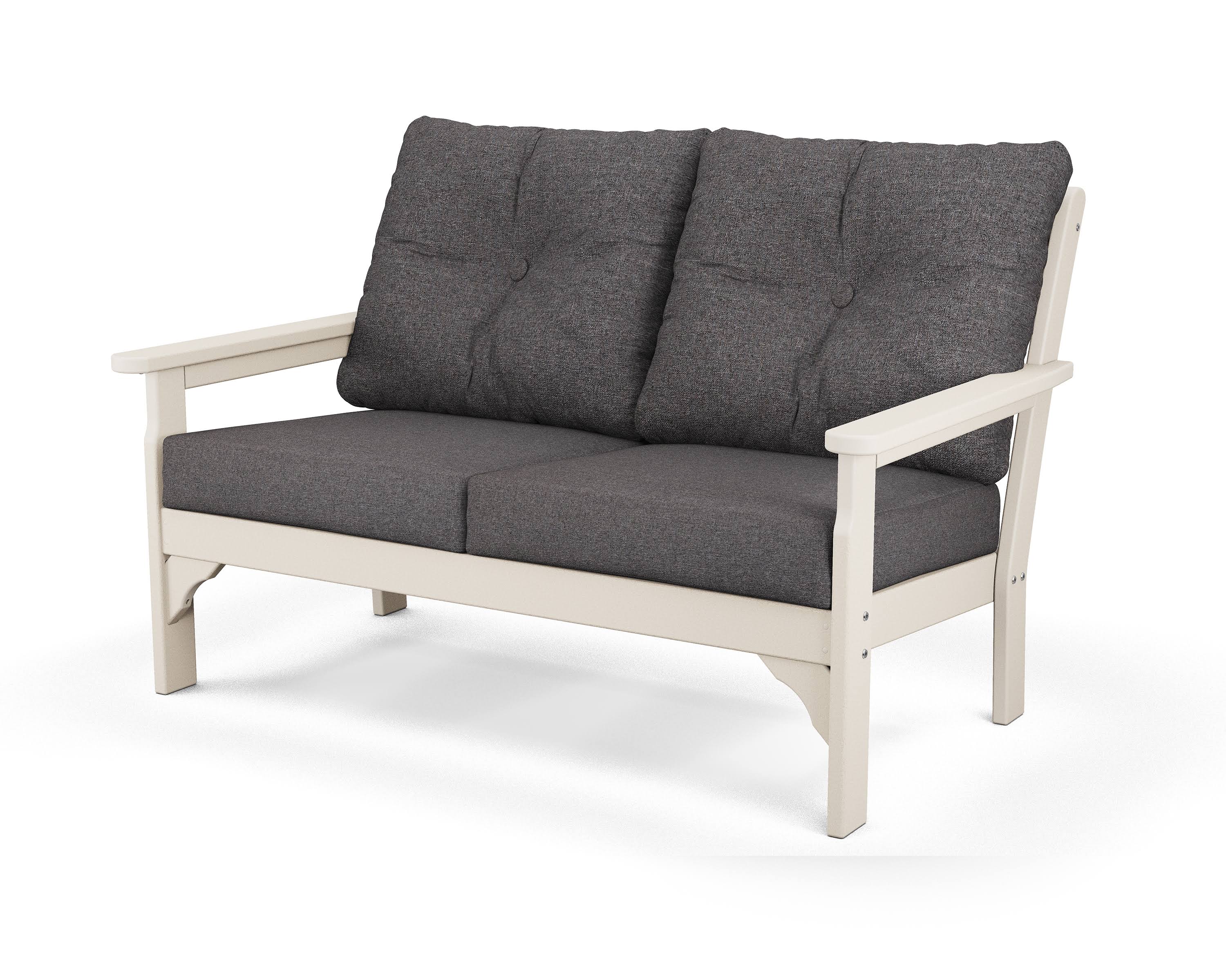 Sand Ash Charcoal Deep Seating Settee Z91005