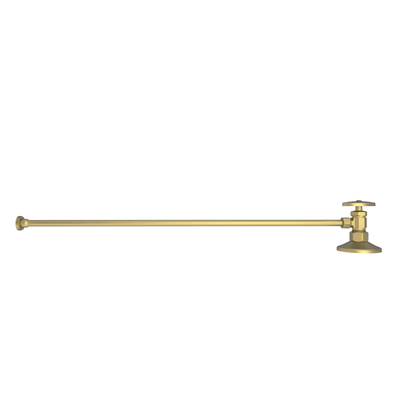 Antique Brass Toilet Supply Kit U7834