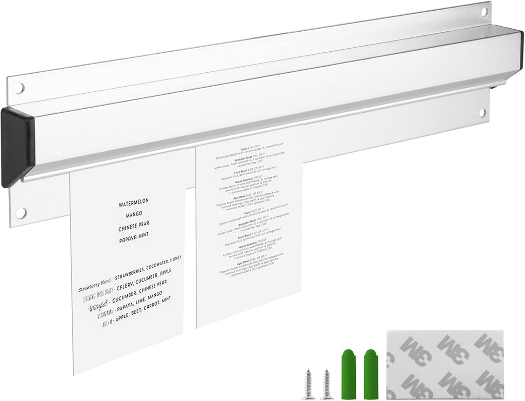 Silver 16 Inch Aluminium Receipt Holder, Pack of 2 G686