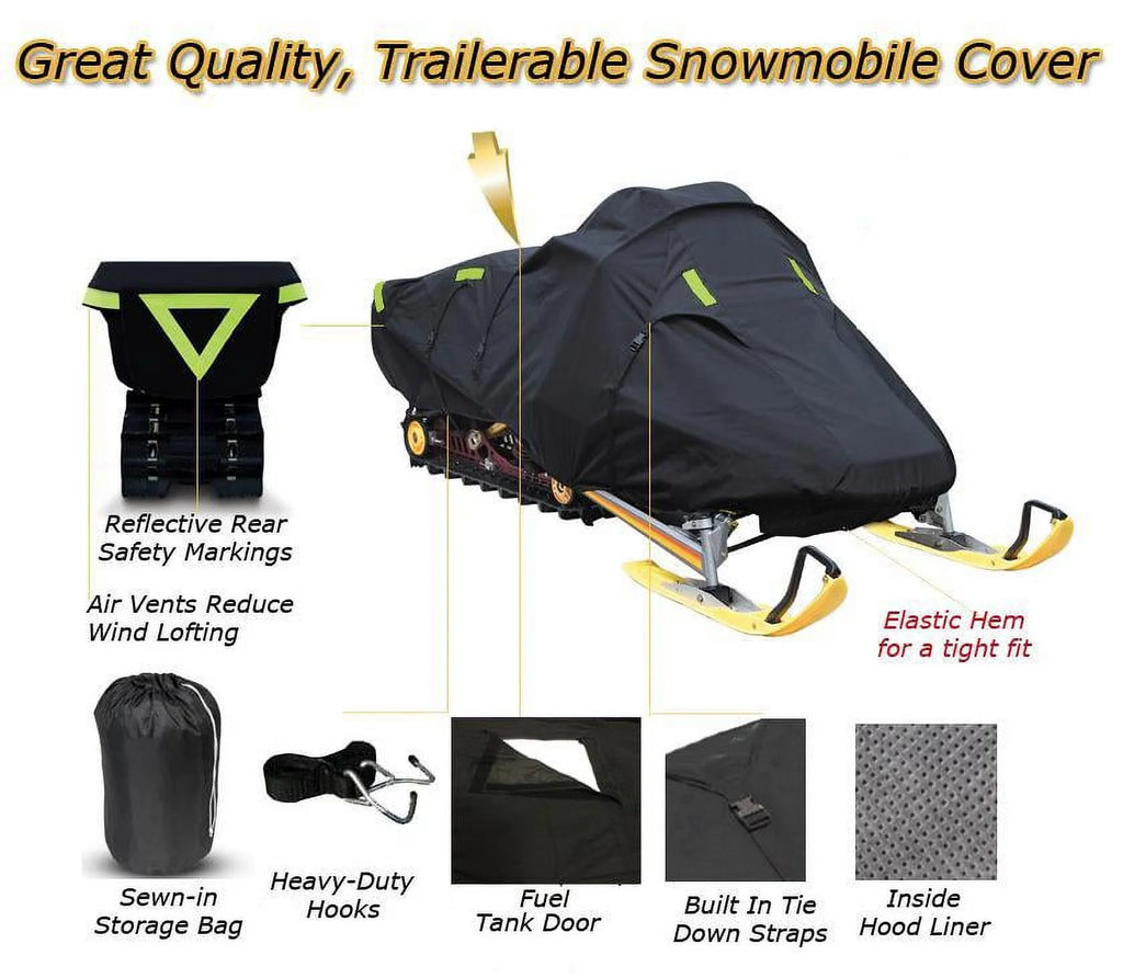 Trailerable 600 Denier Snowmobile Cover J722839