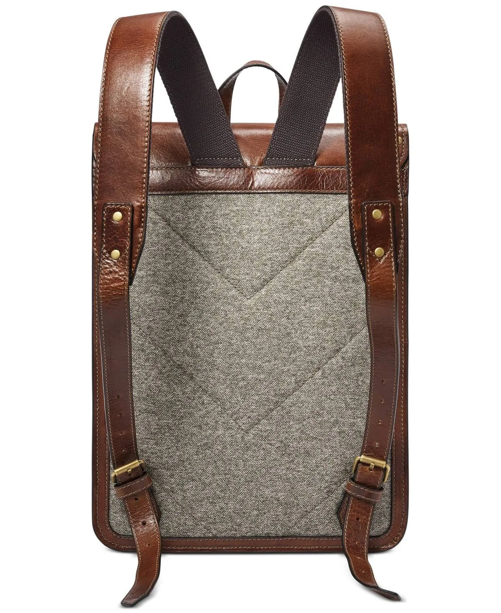 Cognac Leather Rucksack Q203