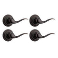 Venetian Bronze Passage Door Lever (4-Pack) F550780
