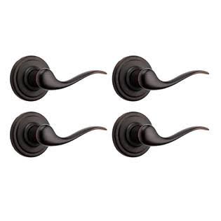 Venetian Bronze Passage Door Lever (4-Pack) F550780