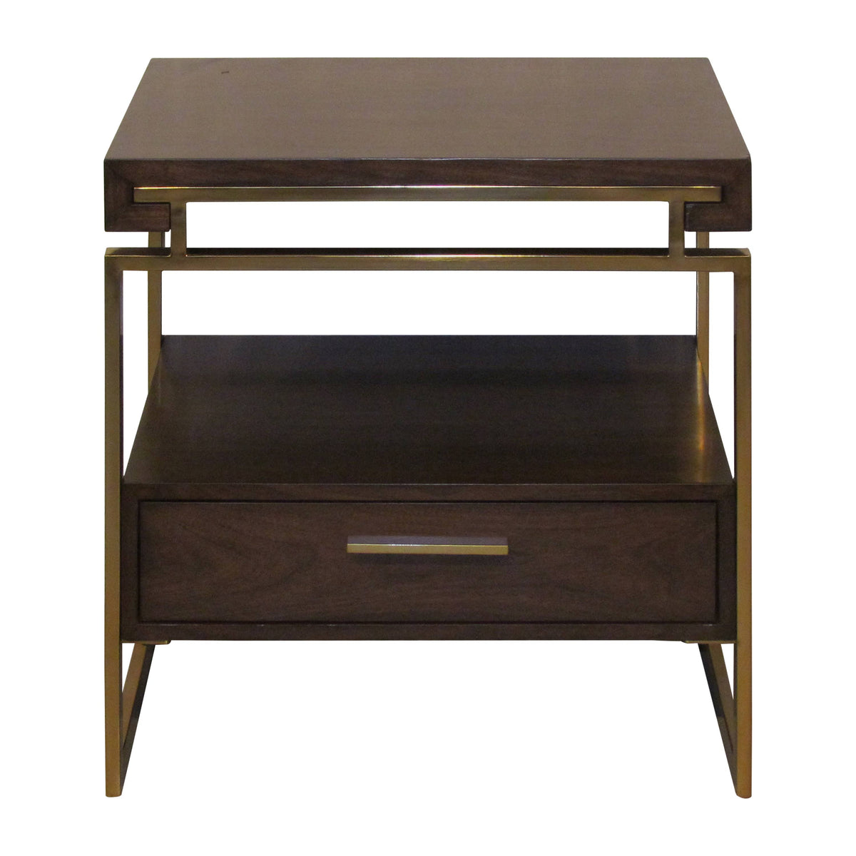 Rich Nut Brown Side Table D852828