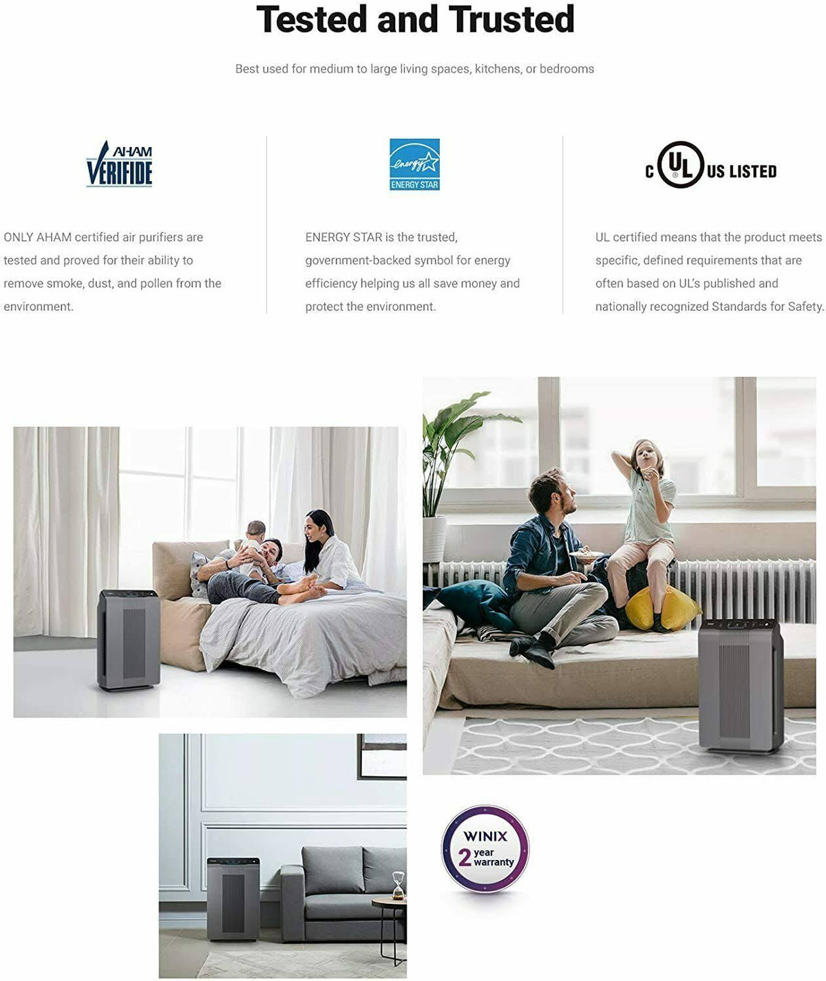 Air Purifier with True HEPA and Carbon K4333